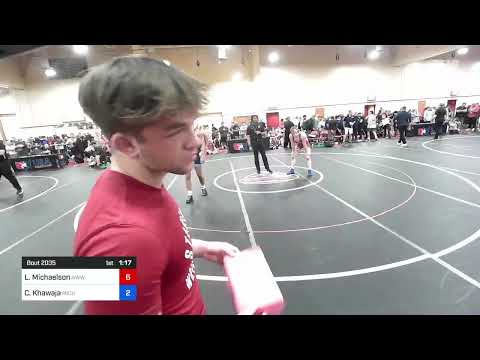 79 Kg Cons 32 #2 - Lars Michaelson, Nwwc Vs Codei Khawaja, Michigan 5c17