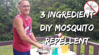 3 Ingredient DIY Mosquito Repellent