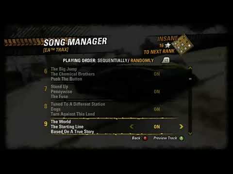 9 - The Starting Line - The World - Sped Up (Burnout Revenge)