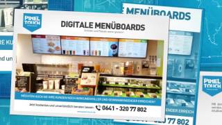 PIXEL TOUCH Werbeagentur Gießen - Animierte digitale Speisekarte Menüb