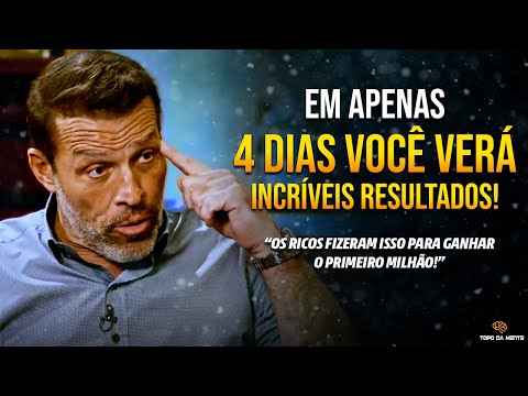 A INCRÍVEL MANEIRA DE CONSEGUIR DINHEIRO RAPIDAMENTE | faça isso todas as manhãs - Tony Robbins
