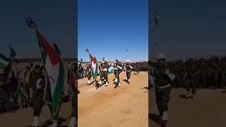 استعراض للبوليساريو في الرابوني بعد فشلها في الاستعراض في المناطق العازلة