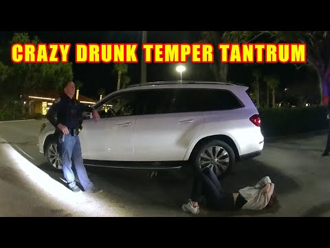 Drunk Entitled Brat Throws a Temper Tantrum During a DUI Investigation
