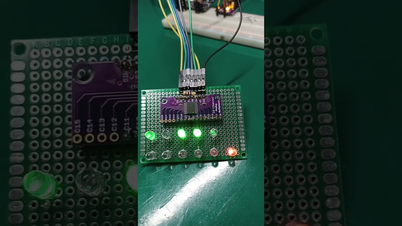 I made a binary clock with ESP32
