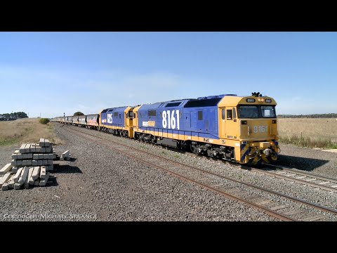 6CK5 Pacific National Grain Train  (2/4/2021) - PoathTV Australian Railways