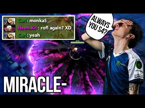 Miracle Invoker vs cancel^^ QoP - Why Always Matched vs s4?! - Dota 2