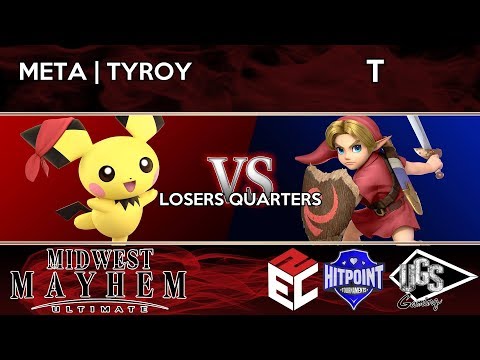 Midwest Mayhem Ultimate - Losers Quarters - Meta | Tyroy (Pichu) Vs. T (Young Link)