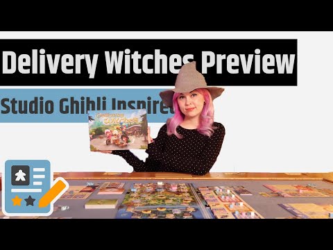 Delivery Witches Preview - A Studio Ghibli Inspired Board Game