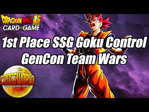 1ST PLACE SSG Goku Control - GenCon Team Wars - Dragon Ball Super Card Game