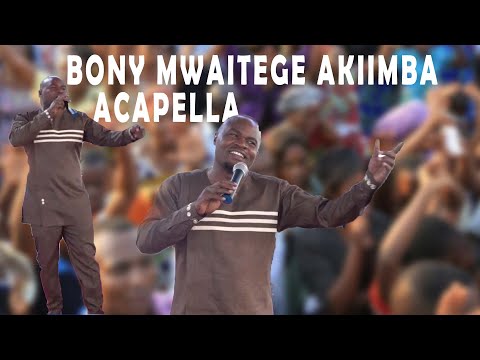 Bony Mwaitege akitoa vionjo vya baadhi ya nyimbo zake maarufu