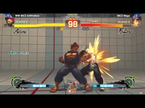 SSF4AE 2012 SF25 Mago (Feilong) vs Infiltration (Akuma)