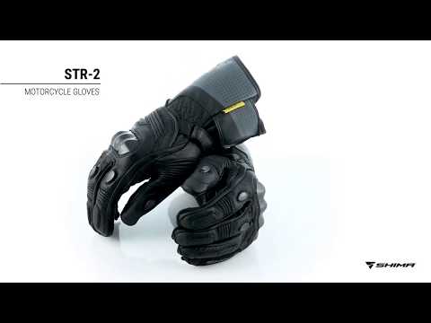 Мотоперчатки SHIMA STR-2 black