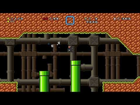 Super Mario Bros. X (SMBX2) Beta 5.2 Custom Level - Ninja's Cave