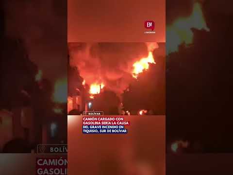 Incendio en Sur de Bolívar