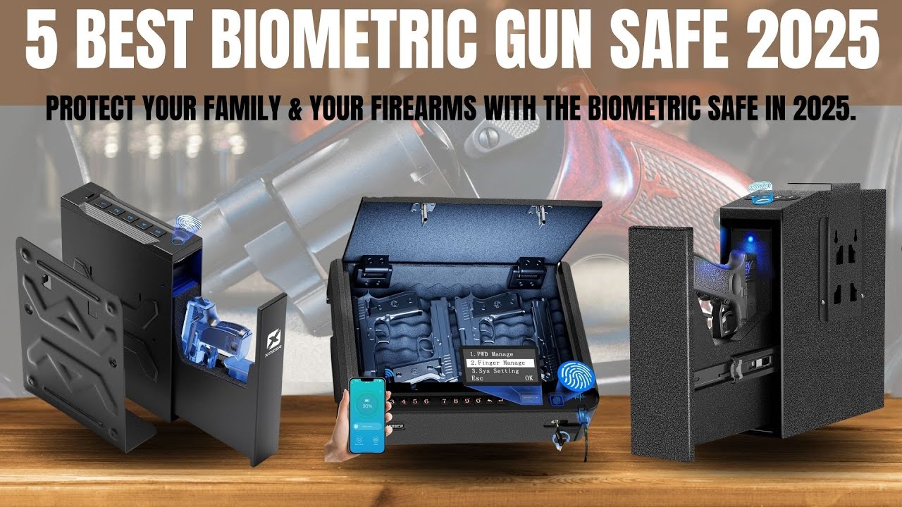 Top 5 Best Biometric Gun Safes 2025(Don't Buy Until You Watch This)