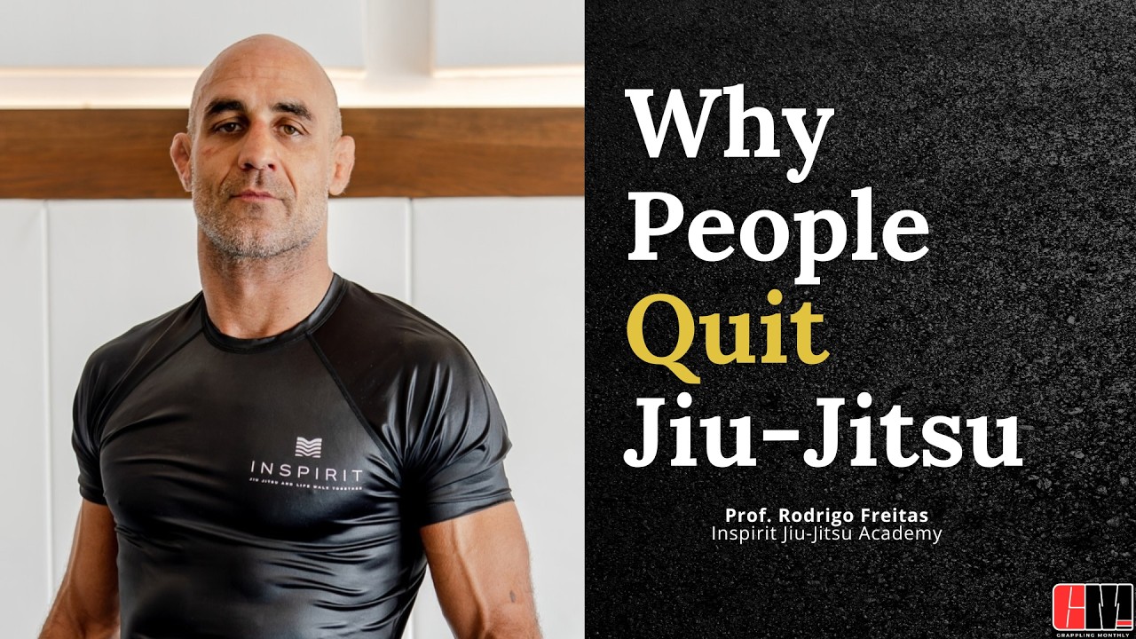 Why do people quit jiu-jitsu? Professor Rodrigo Freitas on The Grappling Monthly Podcast