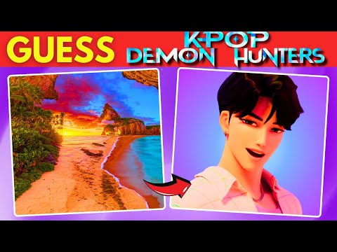 Guess KPop Demon Hunters Characters by Illusion Quiz #2 ~ Ultimate KPop Quiz ~ Huntrix, Saja Boys 👀✨