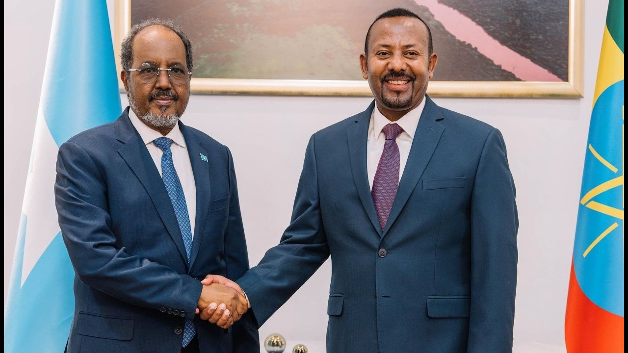 የጠቅላይ ሚኒስትር ዐቢይ (ዶ/ር) እኛ የሶማሊያው ፕሬዚዳንት ውይይት