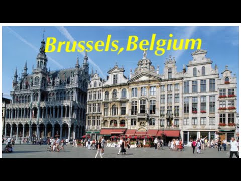 Excursão a pé em Bruxelas, Bélgica (4k Ultra HD) | Cidade de Bruxelas