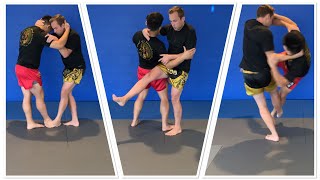 3 Easy (No-Gi) Leg Sweep Takedowns Anyone Can Do