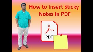 How to Add or Insert Sticky Notes in Our PDF - An Interesting Feature of PDF