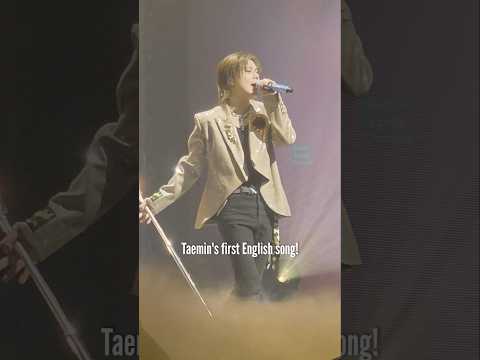 Taemin's first English song \Long Way Home\ in Las Vegas! #taemin #shinee #kpopconcert