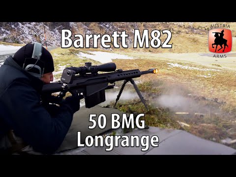 50 BMG Barrett M82 - Longrange Shooting Austrian Alps