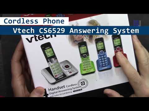 , title : 'VTech CS6529-4B 4 Handset  Cordless Answering System Telephone'