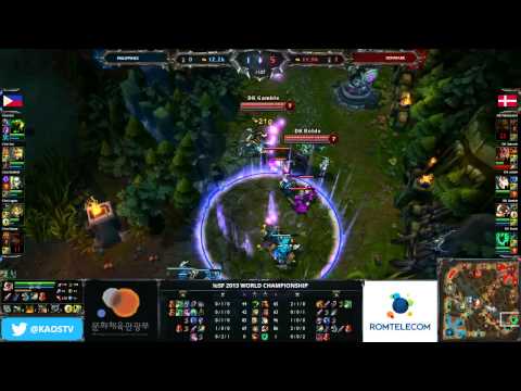 Denmark Vs. Philippines - Group stage - IeSF 2013 world championship