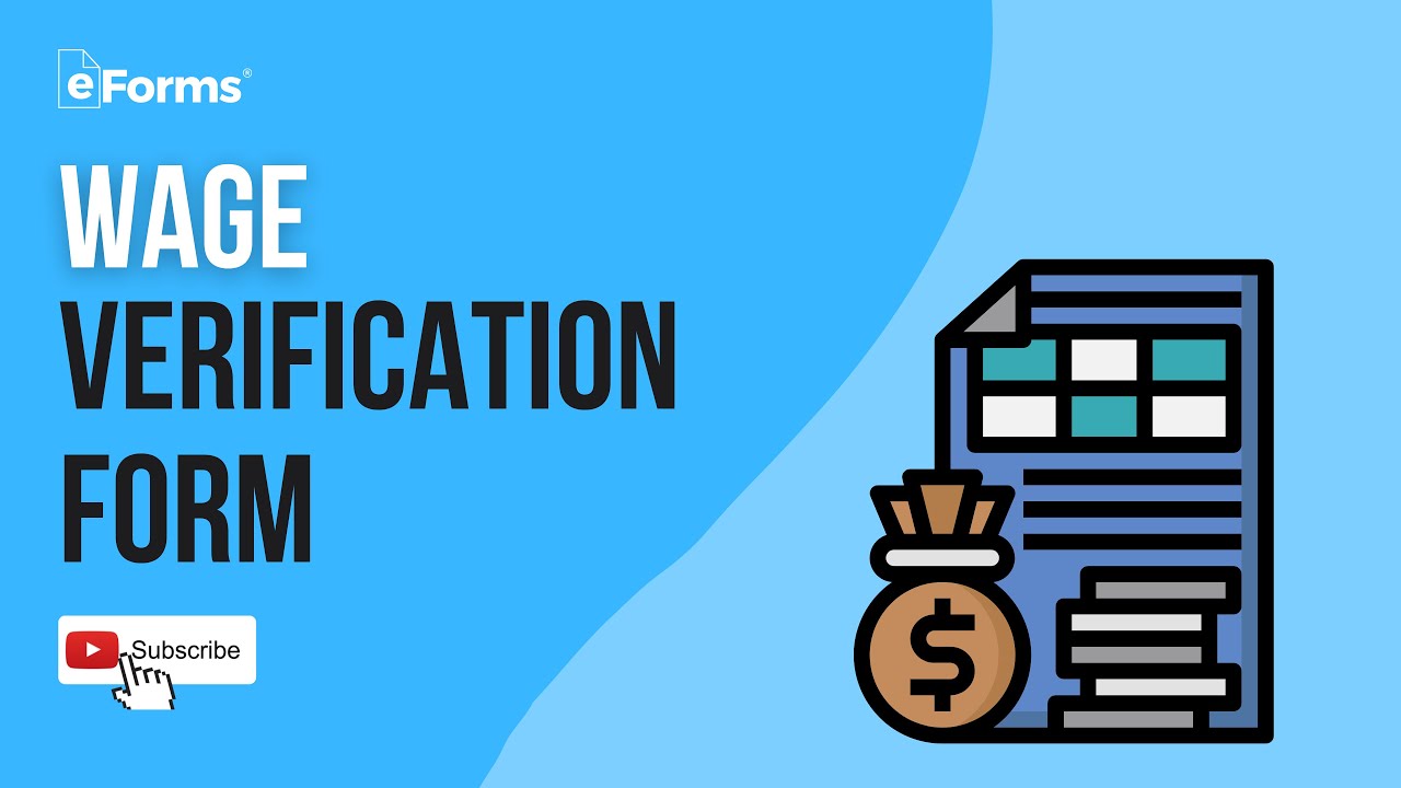 Wage Verification Form EXPLAINED