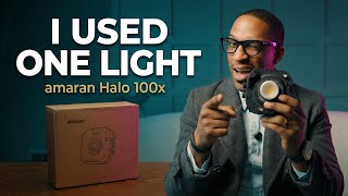 I Used One Light for an Entire Engagement Shoot | Amaran Halo 100x Review