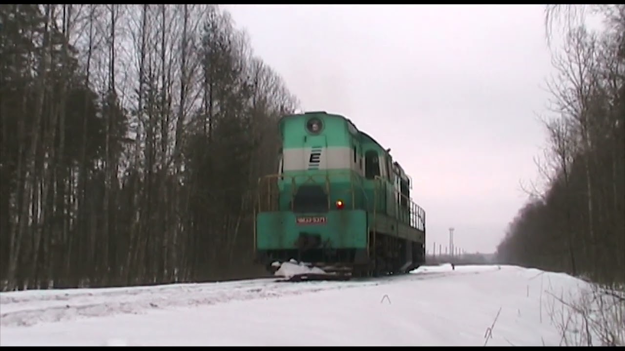 Металлолом узкоколейных вагонов и ЧМЭ3-5371 / Scrap metal of narrow gauge wagons and CME3-5371