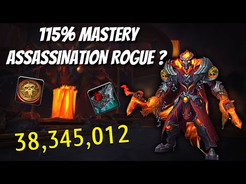 115% Mastery on Assassination Rogue = GOD MODE Insane Damage!