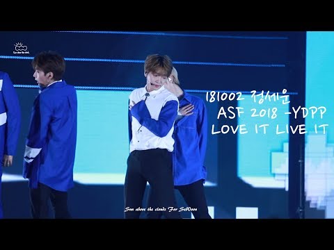181002 ASF 2018 정세운 JeongSewoon  FOCUS- YDPP  LOVE IT LIVE IT