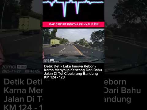 Bak sirkuit innova ini nyalip kiri #kecelakaan