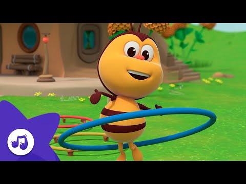 Abeja Be-Be Salta en un Pata 🐝 Movimiento y Diversión 🐞 Canciones Infantiles | Bichikids