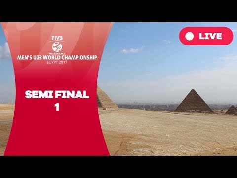 Semifinal 1: BRA vs RUS - 2017 FIVB Men's U23 World Championship