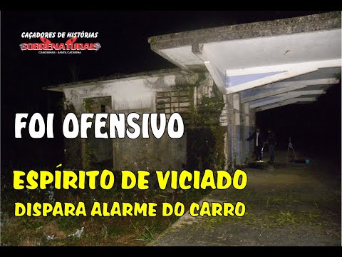 ESPÍRITO DE VICIADO CHEGA NA ESTAÇÃO ABANDONADA E OFENDE EQUIPE COM PALAVRAS E TIRA NOSSO FOCO