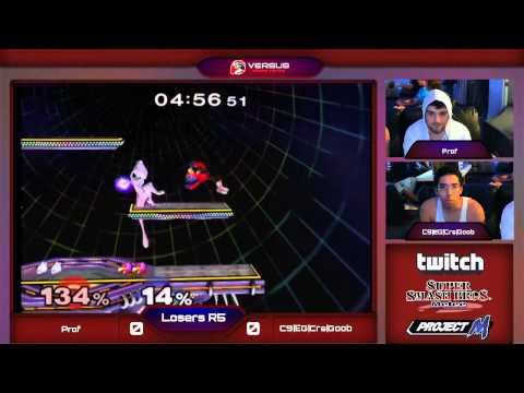 VS Weekly 8/13/14 - Losers R5 - Prof (Mewtwo) vs C9/EG/CRS/Goob (Falco) - SSBM