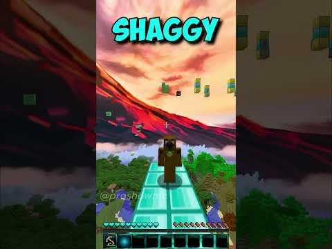 HACKER vs NOOB vs SCOOBY vs SHAGGY vs GOD: Minecraft Parkour (Running Out Of Time) #shorts