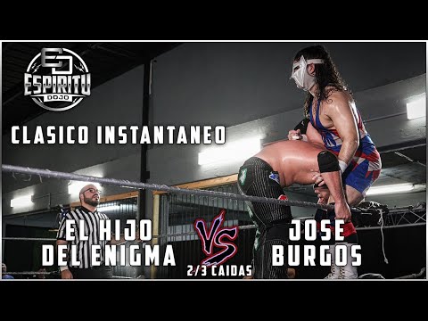 El Hijo Del Enigma vs José Burgos En Combate 2 de 3 Caidas