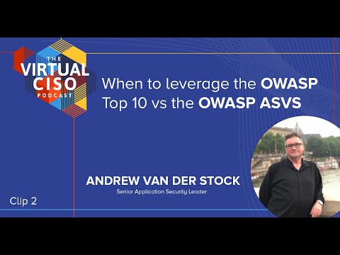 When to leverage the OWASP Top 10 vs the OWASP ASVS