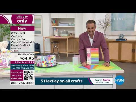 HSN | National Craft Month - Crafter's Companion 03.07.2023 - 11 PM