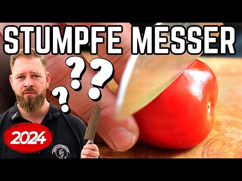 IMMER scharfe Messer! Tipps für den Alltag, Schärfen und Schleifen 🔪