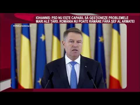 DECLARATIA ZILEI 28 Decembrie - Klaus Iohannis, nou atac la PSD