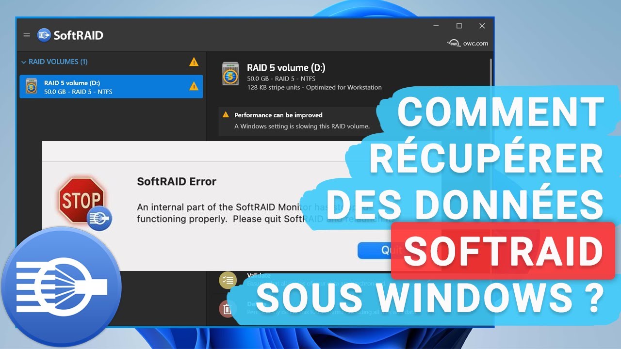 Récupération de disques RAID : comment récupérer des données SoftRAID sur Windows