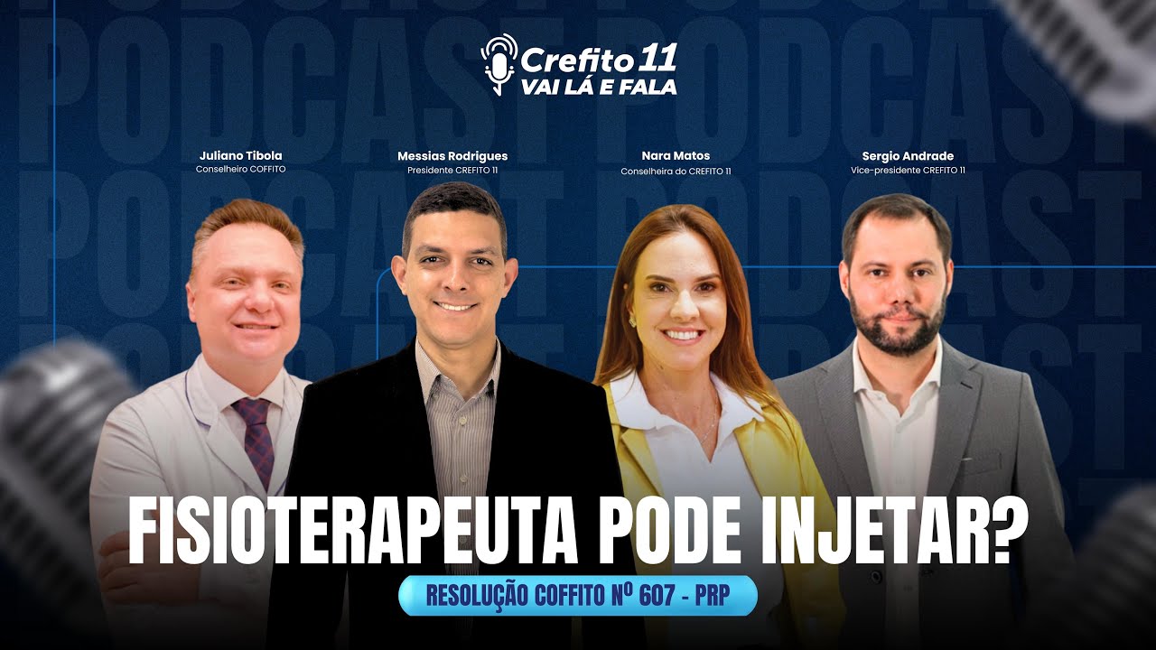 CREFITO 11 VAI LÁ E FALA: Fisioterapeuta pode injetar?