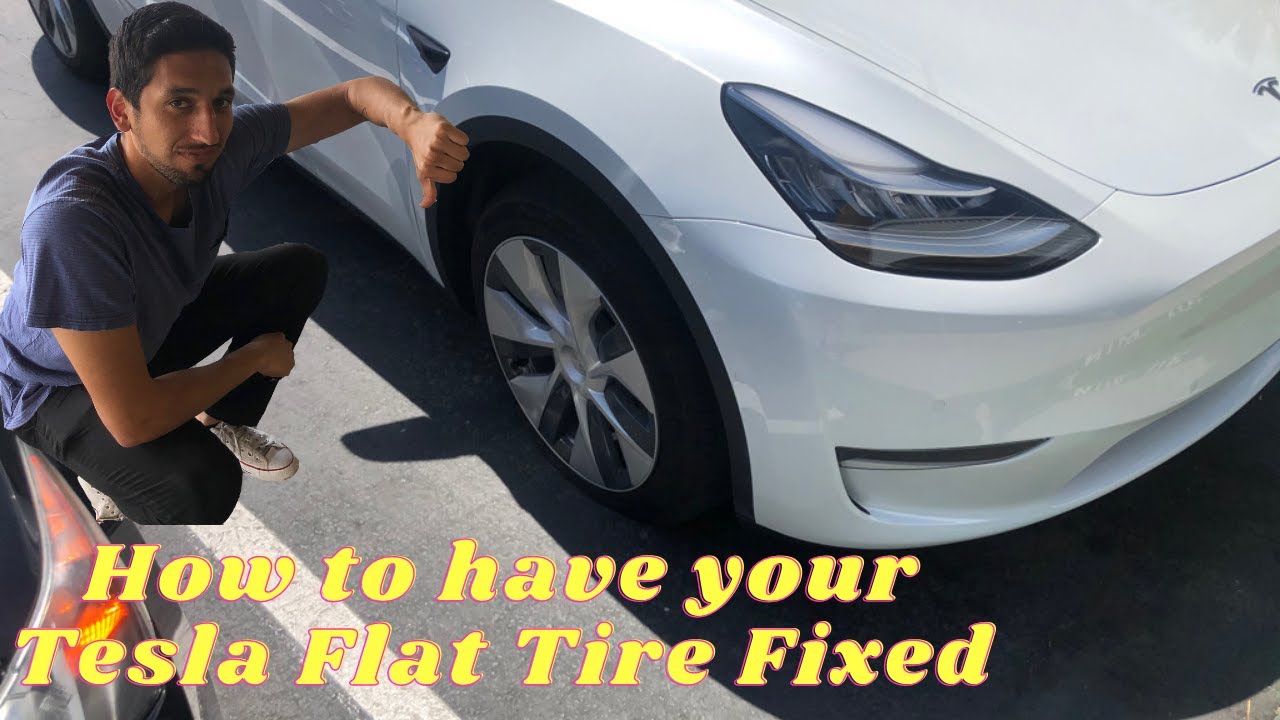 Who to call in case you get a Flat tire in your Tesla!