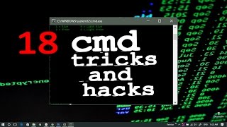18 CMD Tips, Tricks and Hacks | CMD Tutorial for Beginners | Command Prompt | Windows 7/8/8.1/10