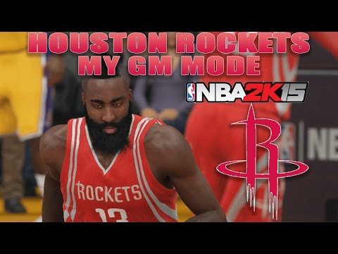 NBA 2k15 (PS4)- Houston Rockets My GM Mode- Introduction (Ep.1)